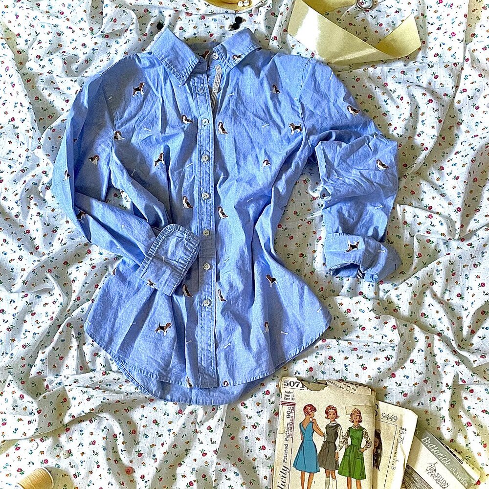 Talbots Modern Classic Shirt - Fetching Beagle